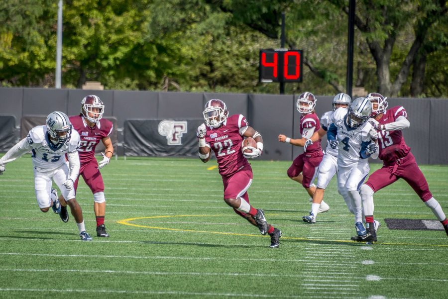 Chase+Edmonds+had+another+big+day+for+the+Rams.+%28The+Fordham+Ram%29