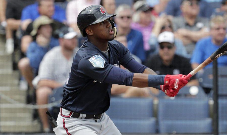 Ronald+Acuna+has+been+lighting+up+spring+training+and+bringing+attention+and+hype+upon+himself+%28Courtesy+of+Twitter%29.