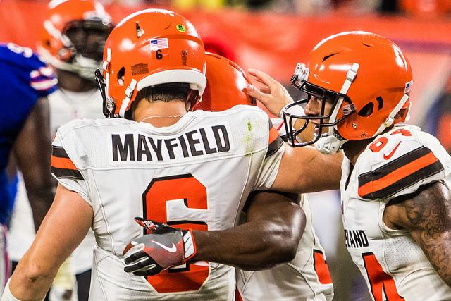 Baker+Mayfield+led+to+Browns+to+their+first+victory+in+19+games.+%28Courtesy+of+Flickr%29