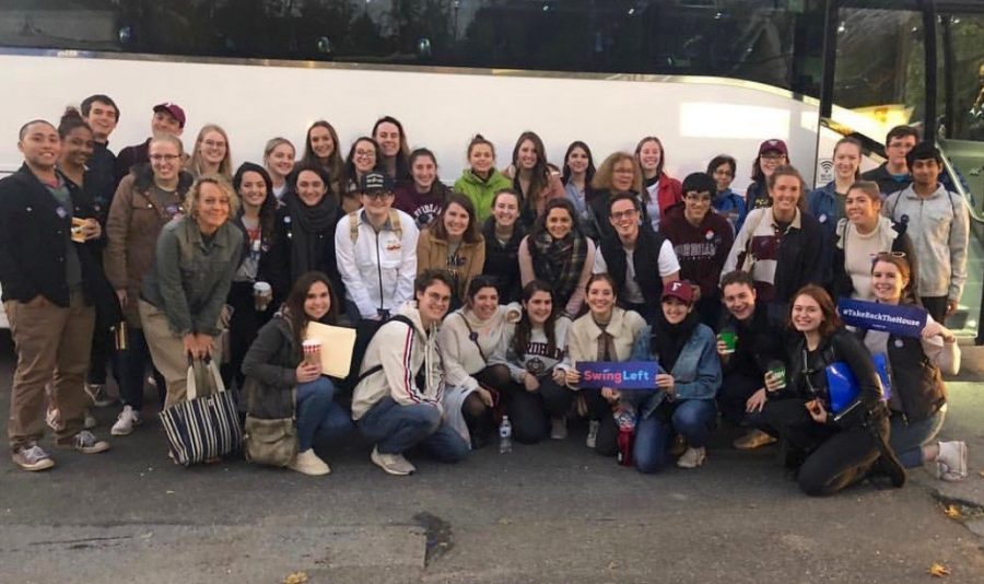 This+group+of+College+Democrats+went+door+to+door+to+encourage+people+to+vote+blue.+%28Mike+Fissinger%2FThe+Fordham+Ram%29