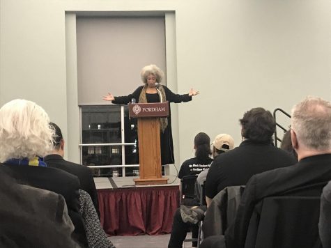 Angela Davis Speaks to Packed Room