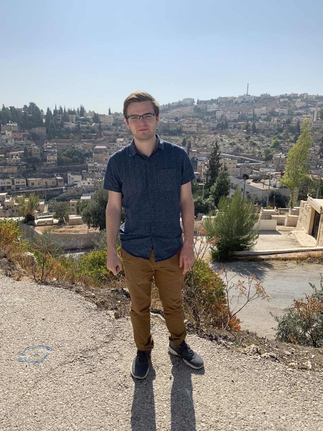 Gregory Hopp FCRH '21 is doing Research while studying abroad in Jordan