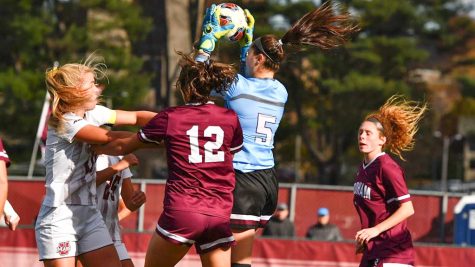 Fordham Women’s Soccer suffered a blowout loss to UMass on Tuesday night to end its season with an elimination in the A-10 Tournament. (Courtesy of Fordham Athletics)