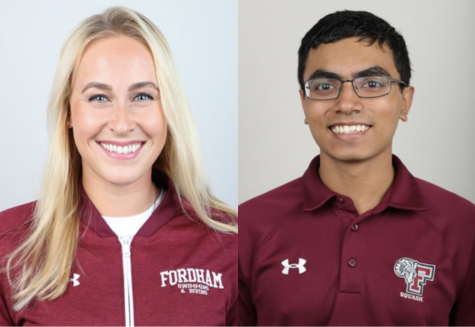 Athletes of the week for 1/29-2/4 (Courtesy of Fordham Athletics)