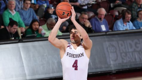 With a loss this past weekend, Men’s Basketball fell to the bottom of the conference. (Courtesy of Fordham Athletics)
