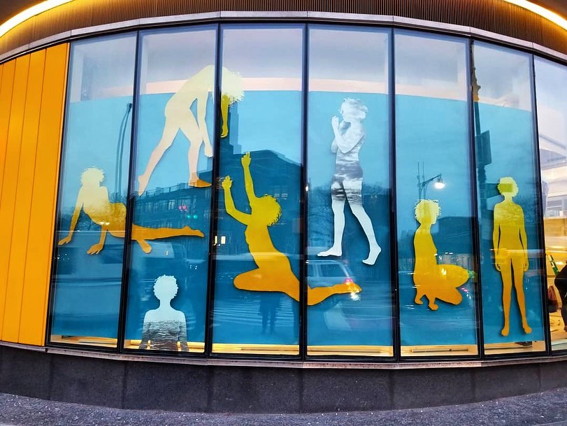 Chashama has an art space located in Fordham Plaza, across the street from the Metro North gate. (Courtesy of Twitter)