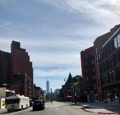 With everyone indoors, the streets are empty. (Courtesy of Ava Lichter for The Fordham Ram)