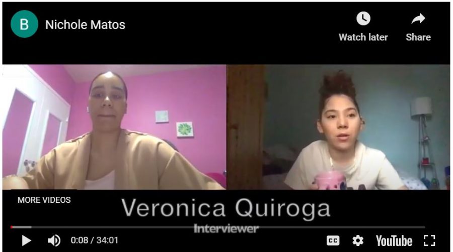 Veronica+Quiroga%2C+FCRH+%2720%2C+interviewed+Bronx+residents+about+their+experience+with+COVID-19+for+her+project.+%28Mackenzie+Cranna%2FThe+Fordham+Ram%29