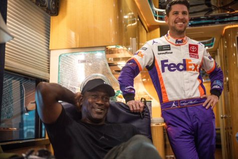 Michael Jordan, Denny Hamlin and Bubba Wallace join forces for a racing crew looking to drive NASCAR into the future. (Courtesy of Twitter)