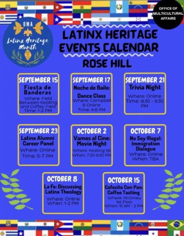 Latinx heritage month runs from Sept. 15 to Oct. 15. (Courtesy of Fordham Latinx Heritage Instagram)