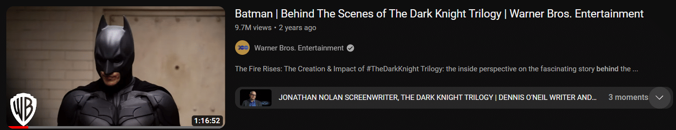 Batman | Behind the Scenes of Dark Knight Trilogy | Warner Bros. Entertainment