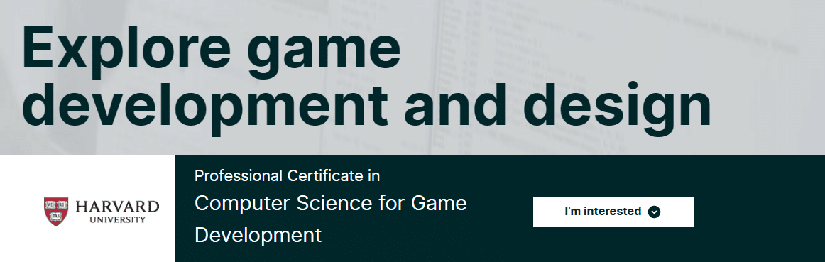 Computer Science for Game Development