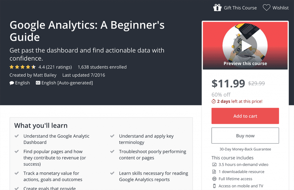 Google Analytics for Beginners