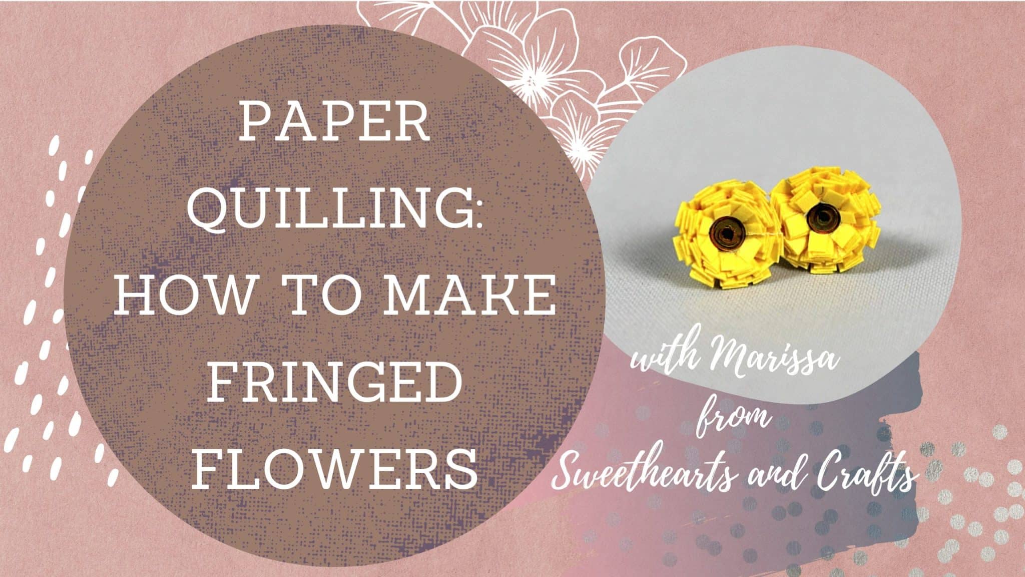 How to make fringed flowers