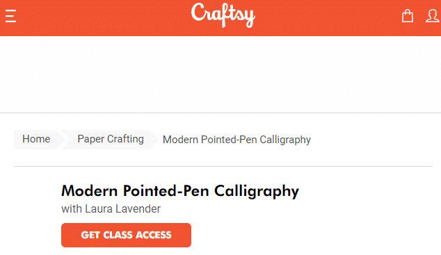 Modern Pointed-Pen Calligraphy on Craftsy.com