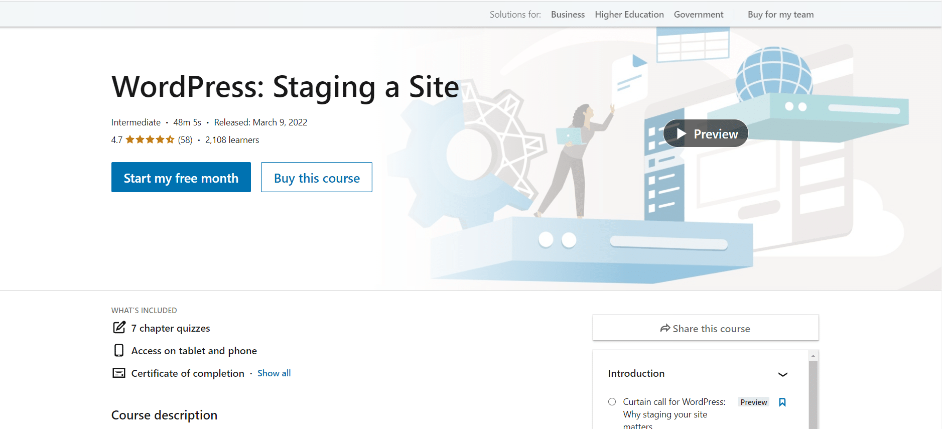 WordPress Staging a Site